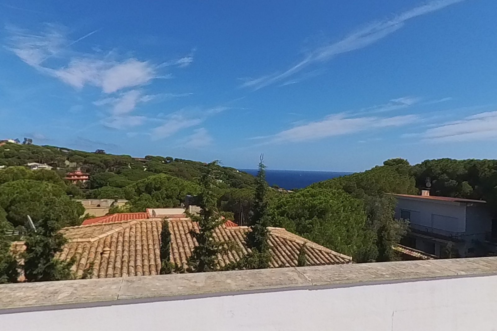 Vistas al mar desde la azotea solárium